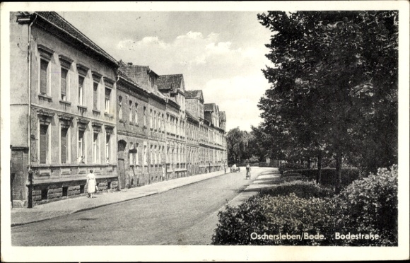 Ak Oschersleben an der Bode, Bodestraße