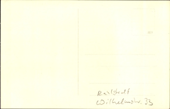 Photo Postcard Hamburg Wandsbek Rahlstedt, Villa, Wilhelmstraße 33