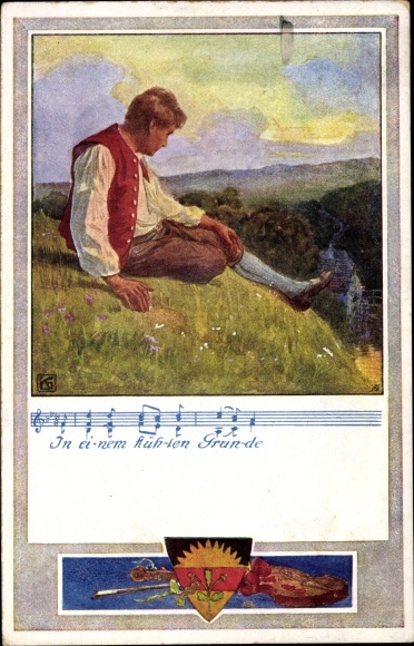 Song Postcard In a cool reason, German School Association No. 371