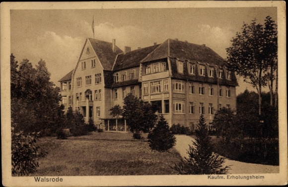 Ak Walsrode im Heidekreis, Kaufmännisches Erholungsheim