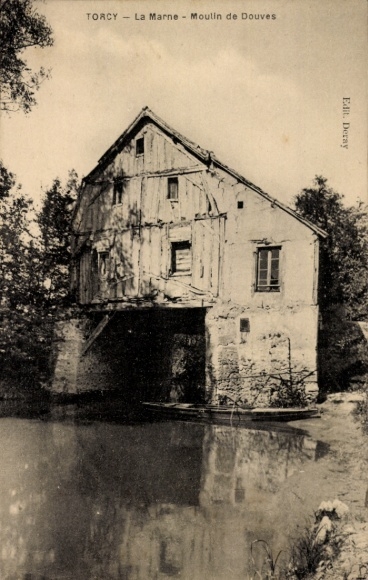 Ak Torcy Seine et Marne, Marne, Moulin de Douves