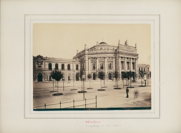 Photo Vienna 1 Inner Old Town, around 1870, Burgtheater