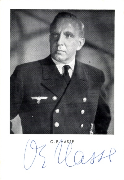 Ak Schauspieler O. E. Hasse, Portrait, Autogramm, Canaris, Uniform