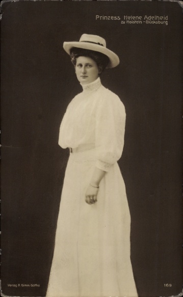 Ak Prinzessin Helene Adelheid zu Holstein-Glücksburg, Portrait