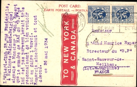 Artist PC Passenger steamer Pennland, Red Star Line