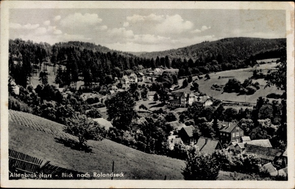 KP Altenbrak Thale im Harz, widok na Rolandseck