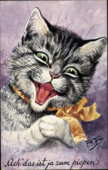 Artist PC Thiele, Arthur, Oh, that&#39;s to be sneered at, cat