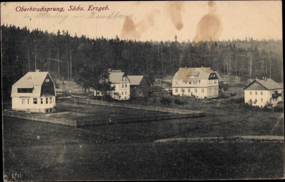 PC Oberhirschsprung Hirschsprung Altenberg Ore Mountains, partial view