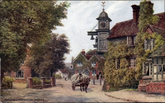 Artist PC Quinton, Abinger Hammer Surrey England, Dorking