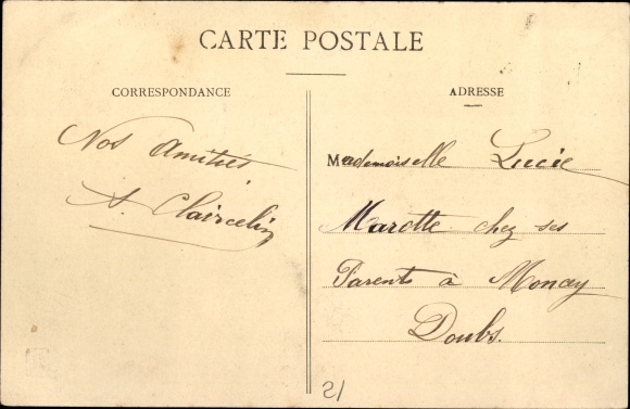 Ansichtkaart Genlis Côte d&#39;Or, La Gare, overstromingen 1910
