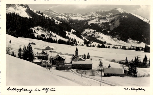 Ansichtkaart Balderschwang in Allgäu, Gasthaus-Pension Kienle