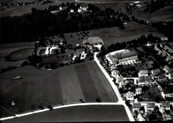 Photo Mindelheim in Unterallgäu, aerial photograph of the town