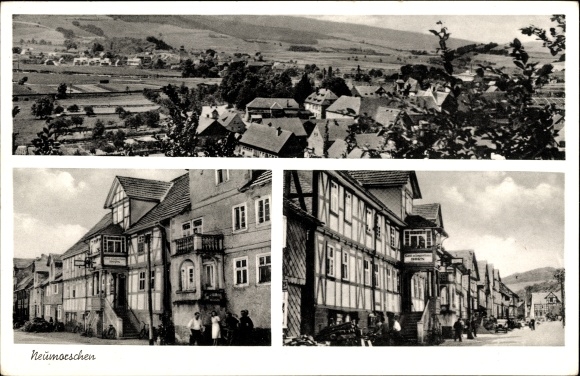 PC Neumorschen Morschen Hesse, long shot, street section, row of houses
