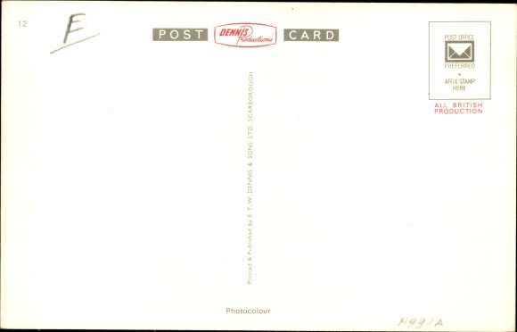 Postcard Isle of Man, Ronaldsway Airport