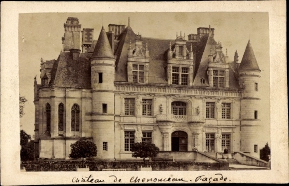 Photo Chenonceaux Indre et Loire, castle, facade