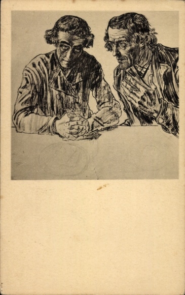 Artists Postcard Toorop, Jan Th., Apostles Thomas and Thadeus