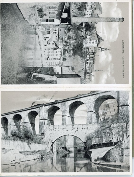 10 old PCs Luxembourg Luxembourg Belgium, together in the matching booklet, various views