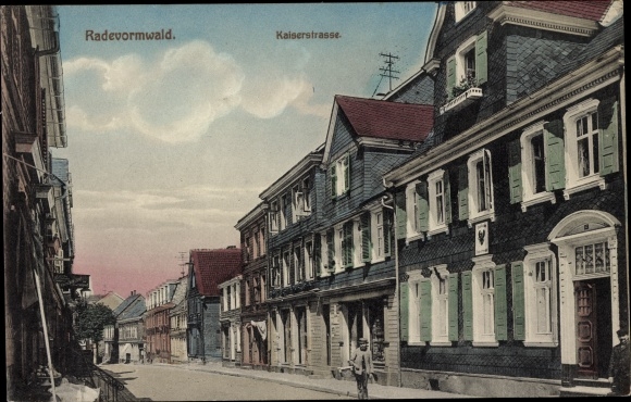 Postcard Radevormwald Bergisches Land, Kaiserstrasse