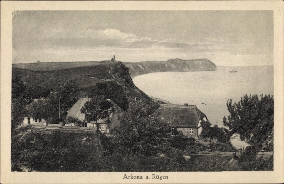 Postcard Arkona Putgarten on Rügen, Panorama