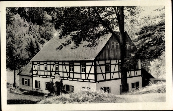 Ak Ansprung Marienberg im Erzgebirge Sachsen, Hüttstadtmühle