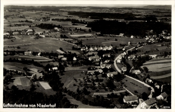 KP Dolní Dvůr Niederhof Karkonosze region Hradec Králové, zdjęcie lotnicze