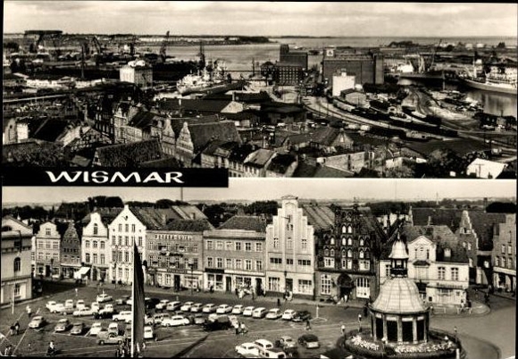 8 alte Ak Hansestadt Wismar, diverse Ansichten
