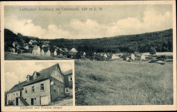 KP Aschbach Forest Michelbach w Odenwald, widok ogólny, zajazd Jaeger