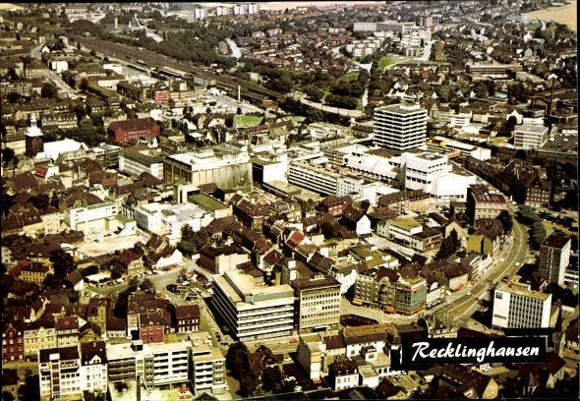 11 alte Ak Recklinghausen in Westfalen, diverse Ansichten