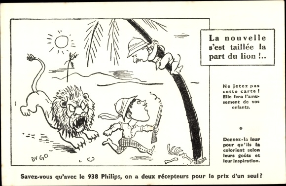 KP reklamowa artysty, radio 938, Philips, lew, myśliwy
