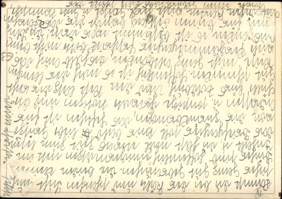 Kunstenaarskaart Lungershausen, Ilse Wende, blond meisje met bloementakken