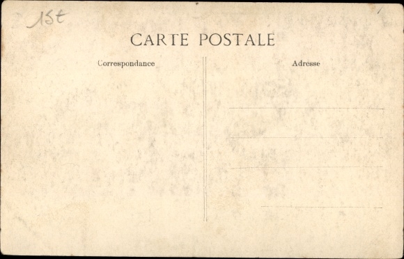 Postcard Paris, The storm of June 15, Place Saint-Philippe-du-Roule