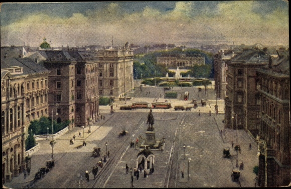 Ak Wien 1 Innere Stadt, Schwarzenbergplatz