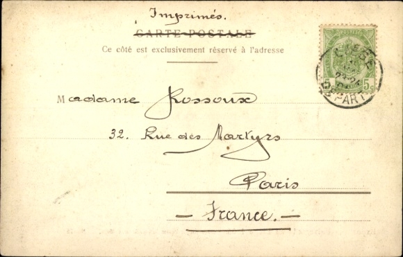 Postcard Liège Liège Wallonia, World Exhibition 1905, French Pavilion, Festival Hall