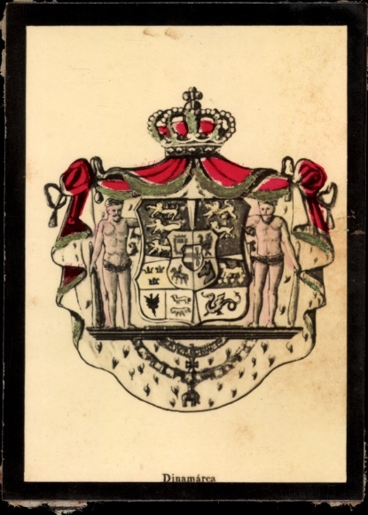 Photo Dänemark, Wappen, Shield of the Nation