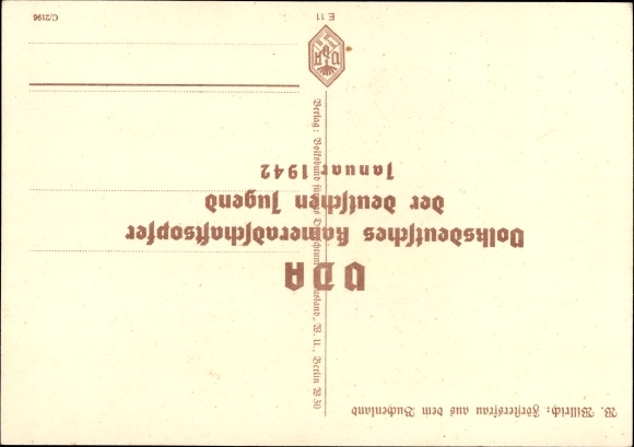 KP artysty Willrich, Wolfgang, leśniczówka z Buchenlandu, Rumunia, VDA P 14 nr 21