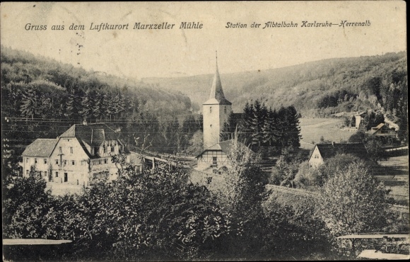 PC Marxzeller Mühle in the Black Forest, partial view