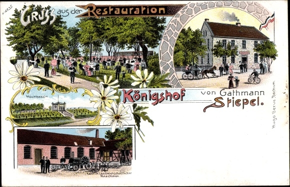 Chromo-Litho Stiepel Bochum in the Ruhr area, restoration Königshof