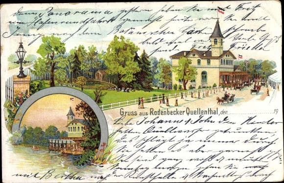 Chromo-Litho Hamburg Wandsbek Bergstedt, Rodenbeker Quellental