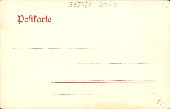 Passepartout Postcard Geesthacht on the Elbe, lung sanatorium for women