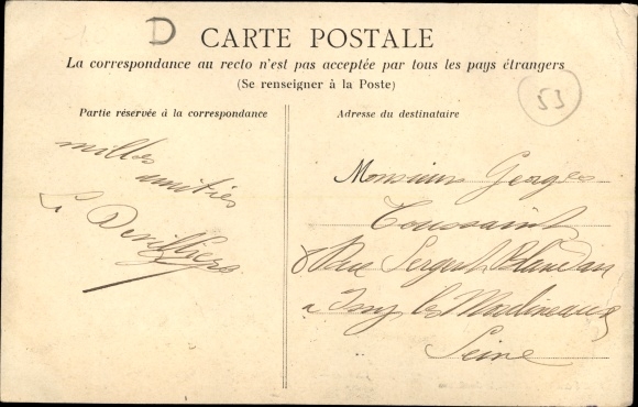 Postcard Laval Mayenne, La Gare, Kutschen