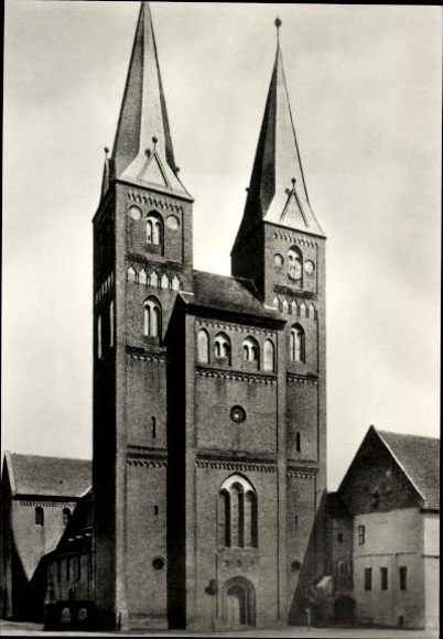 9 alte Ak Klosterkirche Jerichow in Sachsen Anhalt, diverse Ansichten