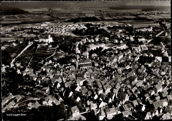 Ak Vaihingen an der Enz, Fliegeraufnahme