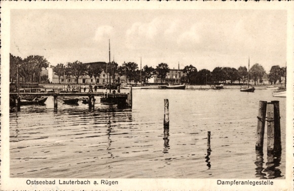 PC Lauterbach Putbus on the island of Rügen, steamship pier