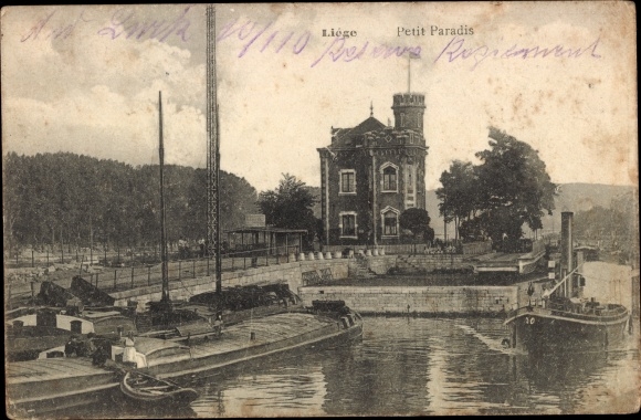 Postcard Liège Lüttich Wallonien, The Little Paradise