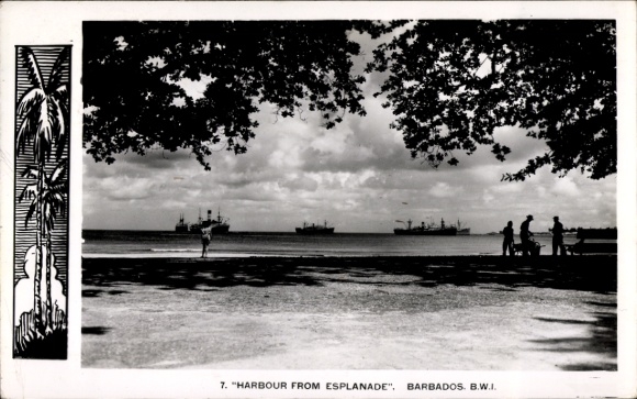 Postcard Barbados, Port of Esplanade