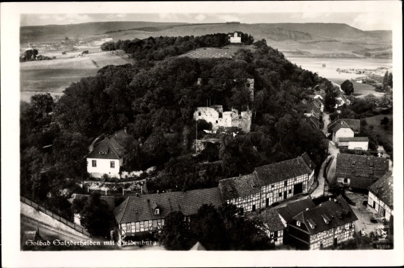 Ansichtkaart Salzderhelden Einbeck in Nedersaksen, luchtfoto