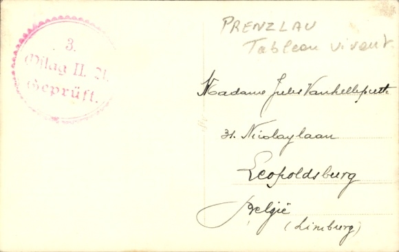Postcard Prenzlau in the Uckermark, Tableau vivant, Festival