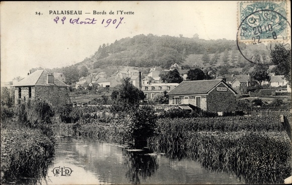 Ak Palaiseau Essonne, Bords de l'Yvette