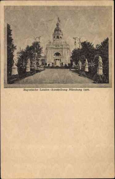 Postal stationery PC Nuremberg in Middle Franconia Bavaria, Bavarian Jubilee State Exhibition 1906