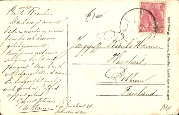 Postcard Adenau in the Eifel, general view, Gasthof zum wilden Schwein